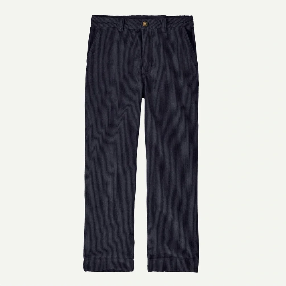 Patagonia Wide Wale Corduroy Pants Women’s Size 6 Pitch Blue Organic Cotton NWT - Picture 2 of 14